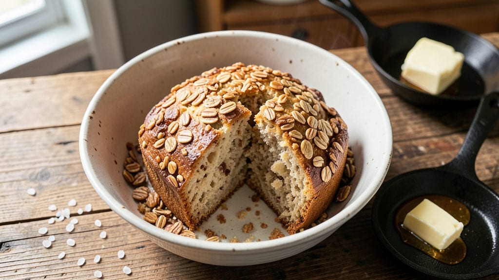 Alton Brown's Oat Bread Recipe: No-Knead Crust With Chewy Texture