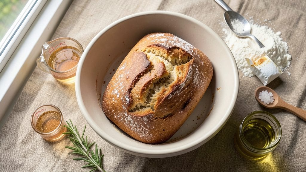 Alton Brown's White Bread Recipe: No-Knead Artisan Crust in Oven