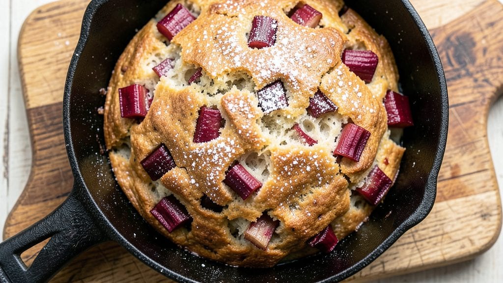 Amish Rhubarb Bread Recipe: Tangy-Spiced Loaf With Buttery Crust