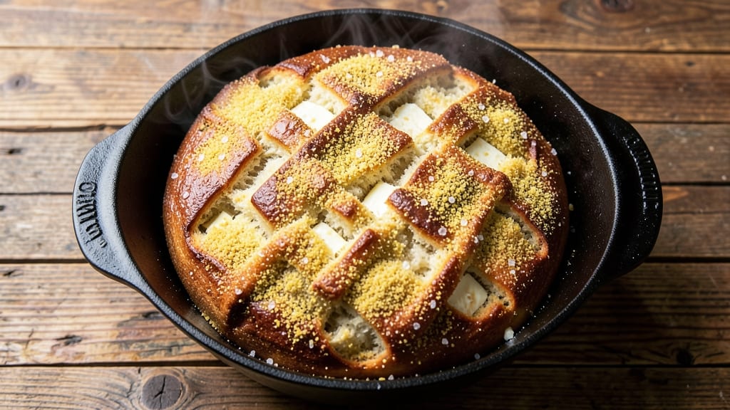 Army Bread Recipe: Crispy Cornmeal Crust With Chewy Pull-Apart Texture