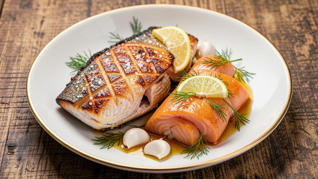 Baked Salmon With Fish Head Recipe: Crispy Crust and Rich Broth Magic
