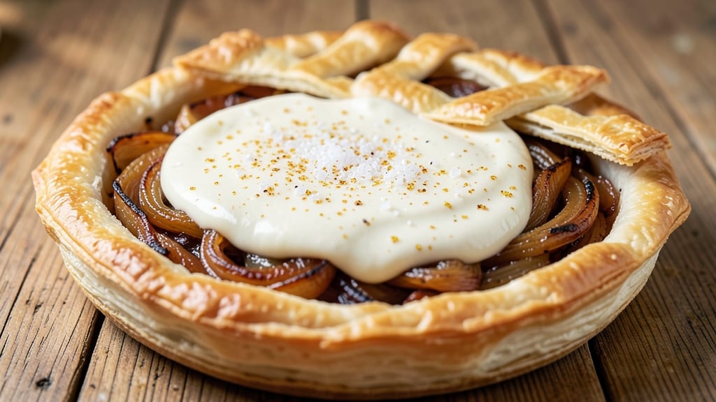 Best Caramelised Onion Tart Recipe: Sweet Onion Layers With Buttery Puff Pastry Crust