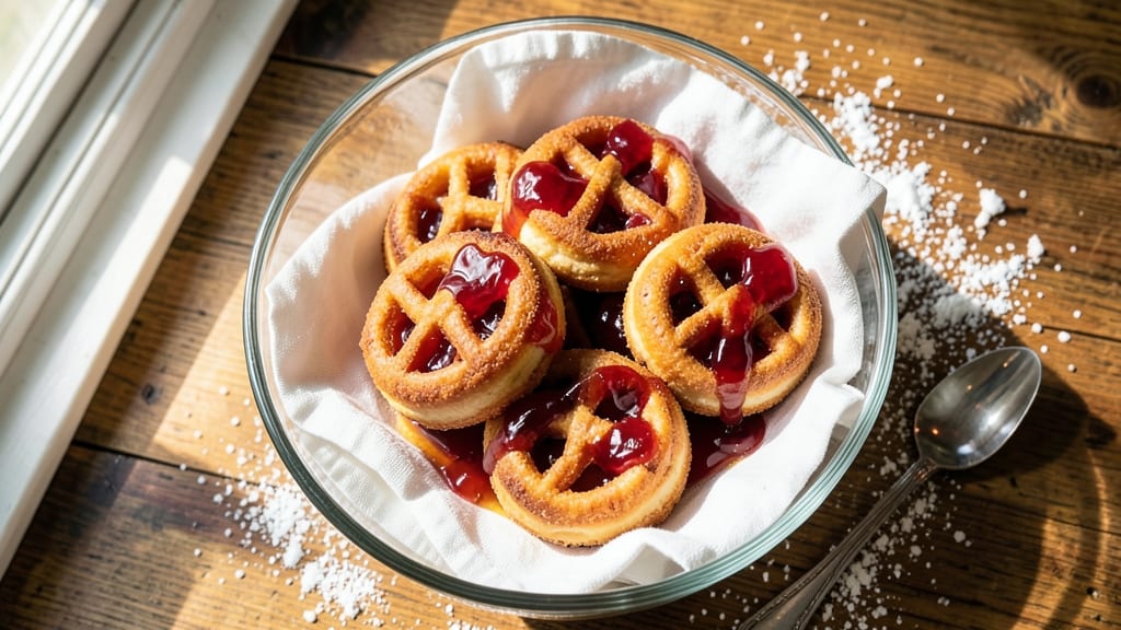 Best Jelly Doughnut Recipe: Glazed Gold Rings With Gooey Centers