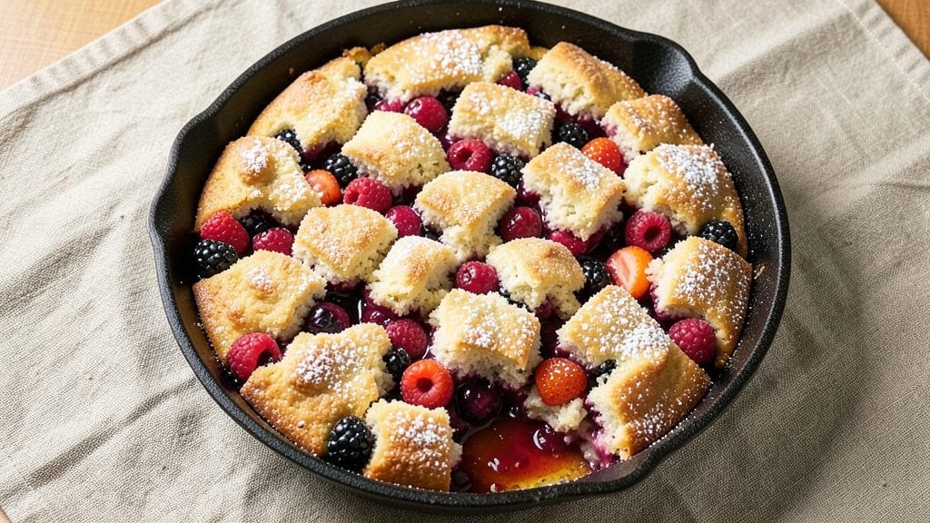 Bisquick Berry Cobbler Recipe: Juicy Fruit Filling with Golden Crust Topping