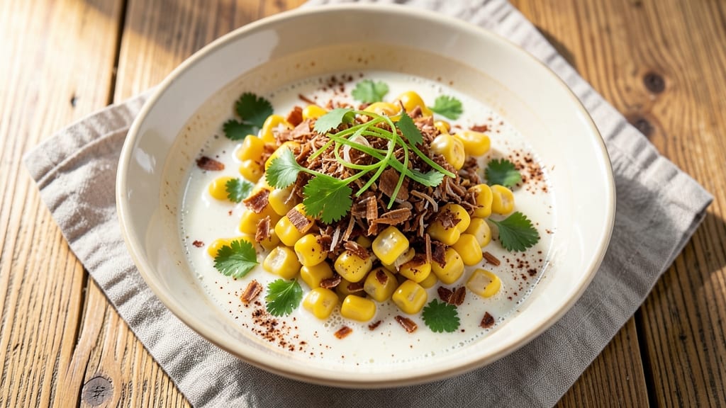 Boiled Corn in Coconut Milk Recipe: Tropical Creaminess With Toasted Coconut Crunch