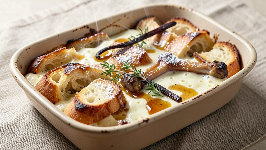 Bone Marrow Bread Pudding Recipe: Rich Umami Depth in Every Spoonful