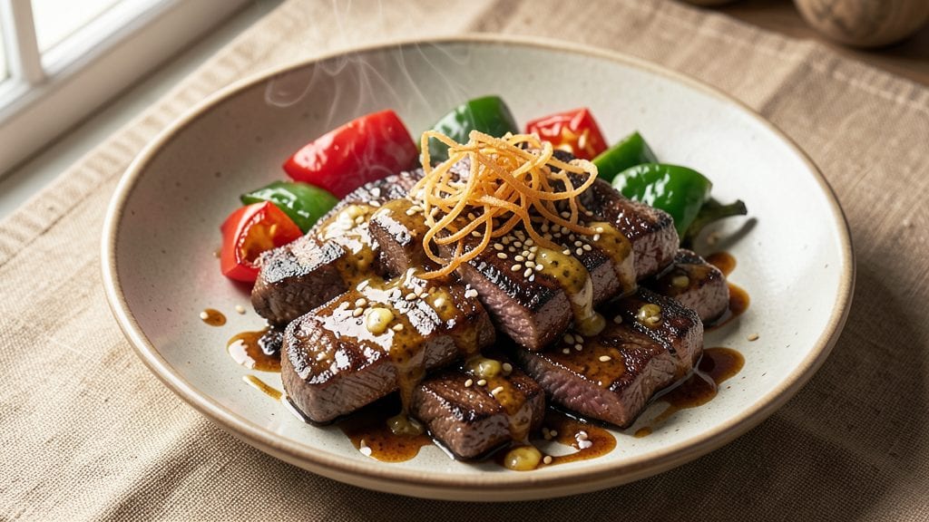 Cheesecake Factory Hibachi Steak Copycat Recipe: Sizzling Garlic Butter Crust With Caramelized Onions