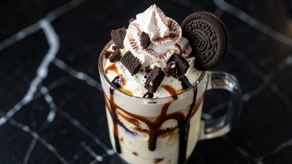 Chick Fil A Cookies and Cream Milkshake Recipe: Vanilla Bean Creaminess With Crunchy Chocolate Chunks