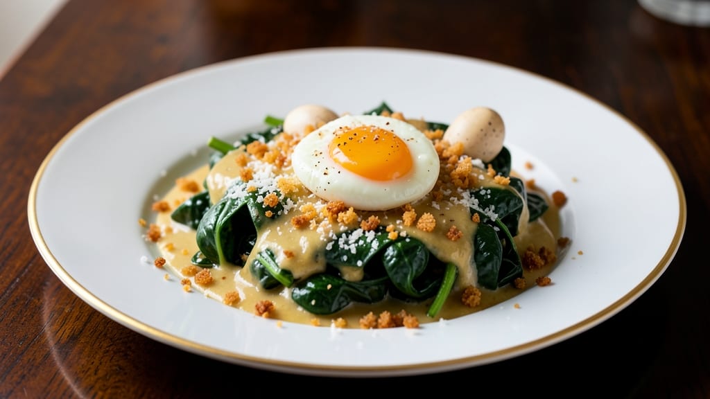 Chop House Parmesan Creamed Spinach Recipe: Crispy Breadcrumbs Meet Velvety Cheese
