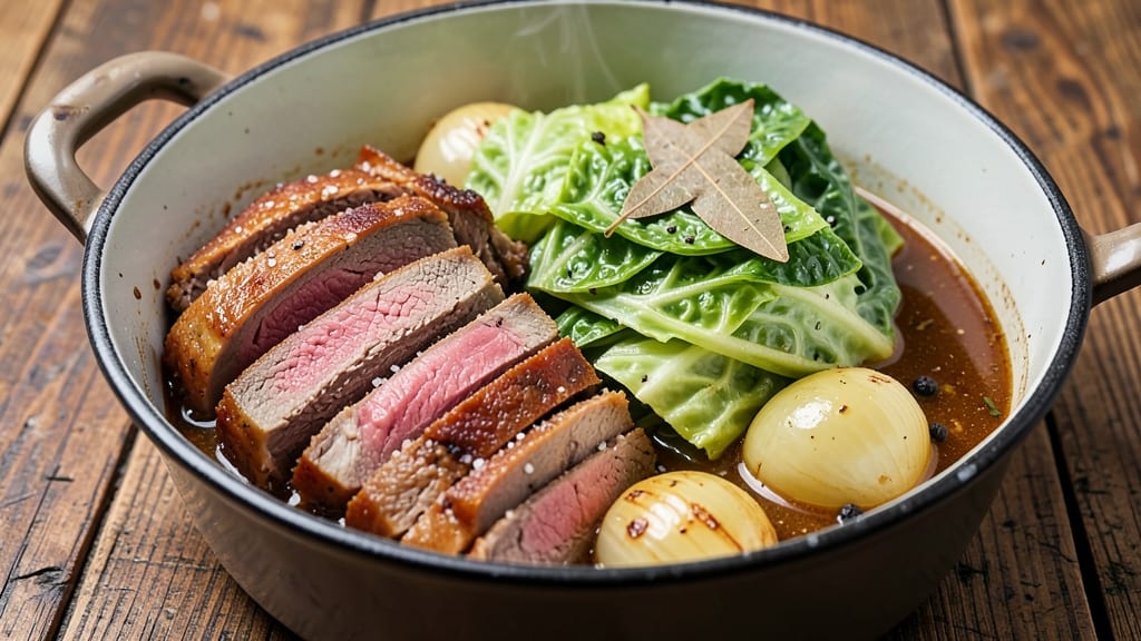 Classic Boiled Corned Beef and Cabbage Recipe: St. Patrick's Day Tradition With Savory Spices
