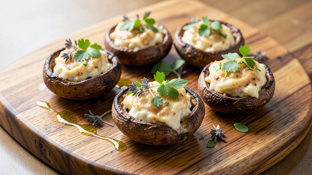Classic Stuffed Mushrooms Recipe: Herb-Infused Cream Cheese Filling