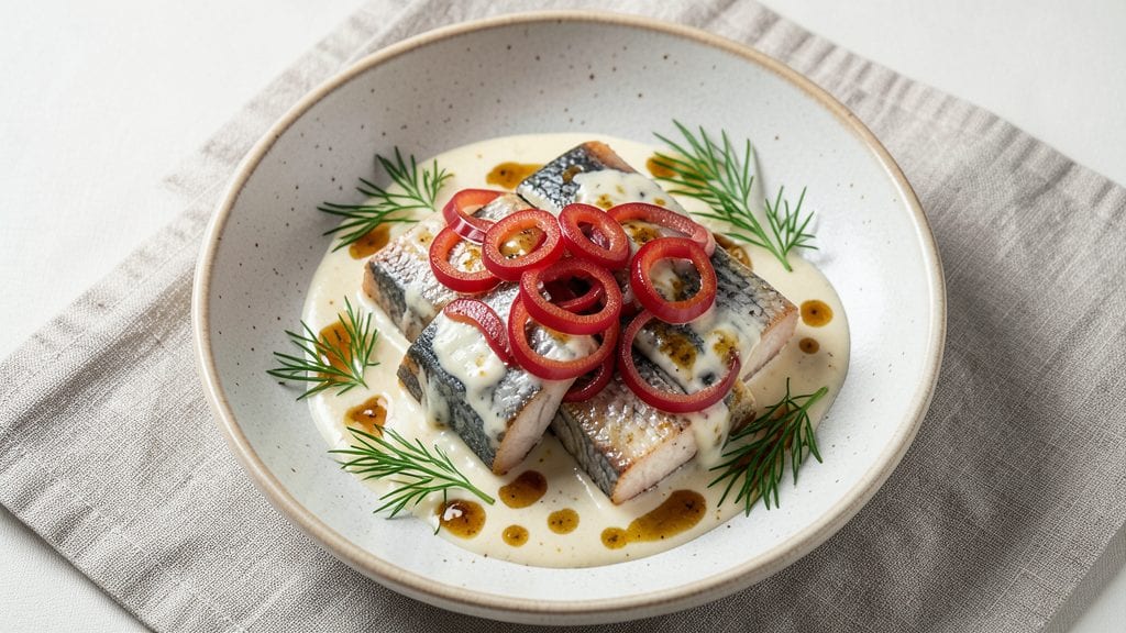 Creamed Pickled Herring Recipe: Nordic Creaminess With Tangy Depth