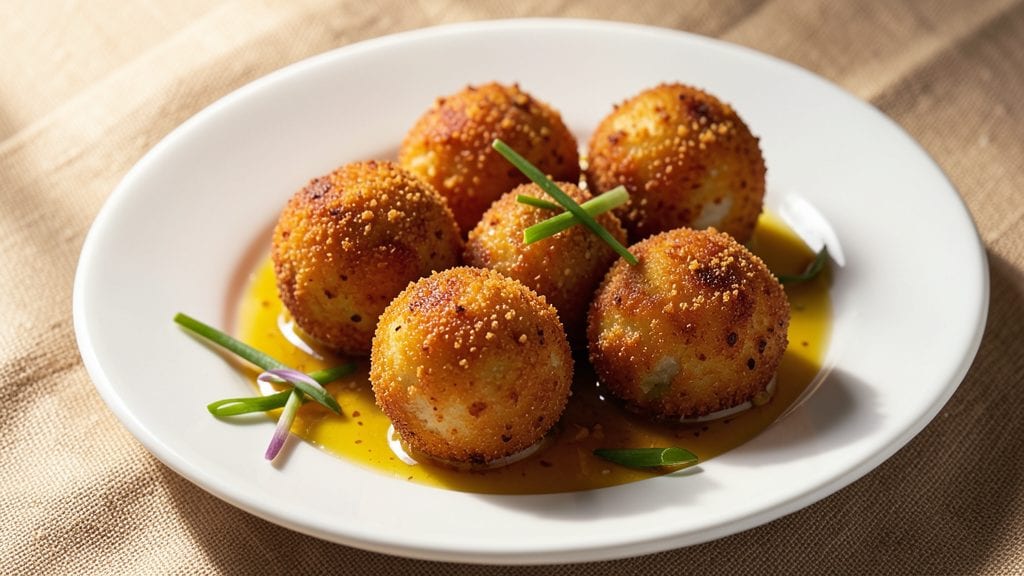 Frozen Fish Balls Recipe: Crispy Cornmeal Crust With Juicy Pink Centers