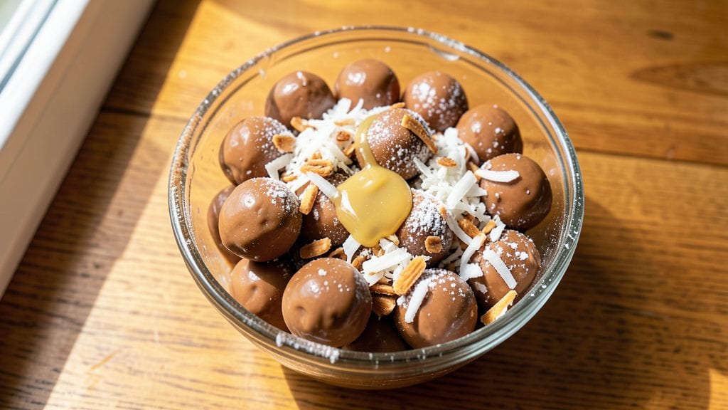 Grandma's Old-Fashioned No-Bake Peanut Butter Balls Recipe: Crunchy Coating, Melty Centers
