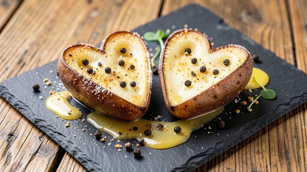 Heart Potato Recipe: Buttery-Crusted Bites with Crunchy Cornmeal Topping