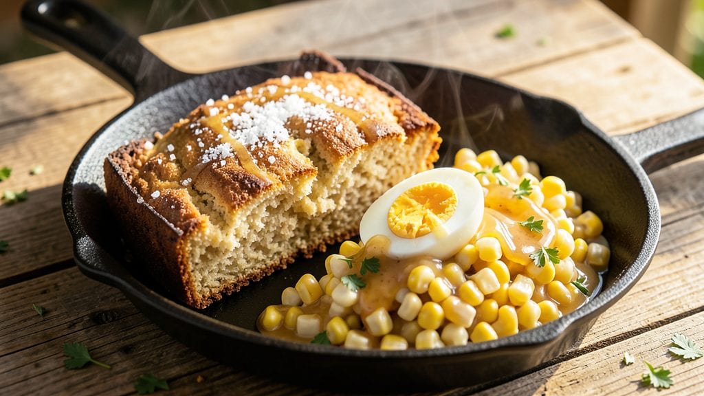 Jiffy Corn Bread With Cream Style Corn Recipe: Golden Crust, Sweet Corn Swirl Magic