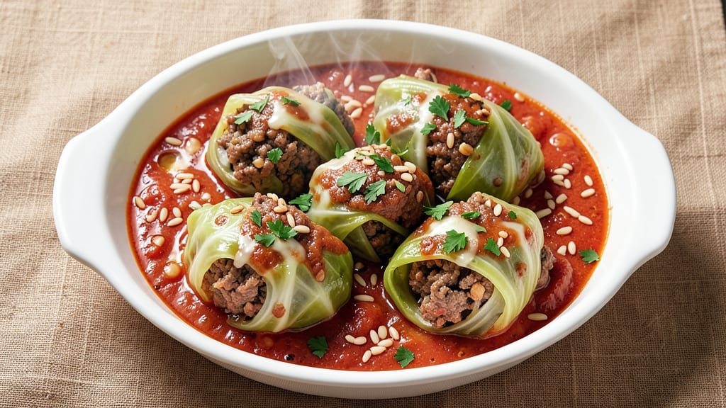 Martha Stewart Stuffed Cabbage Rolls Recipe: Tender Meat and Herbed Rice Wrapped in Flaky Leaves