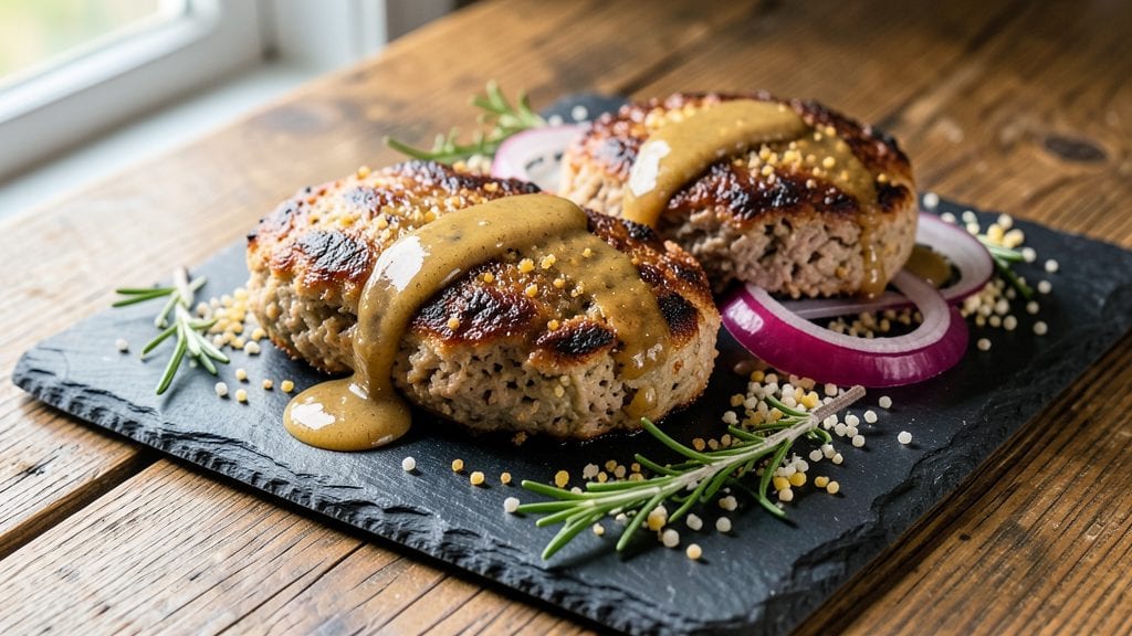 Meatloaf Patties Recipe: Mini Loaves With Juicy Centers and Crispy Cornmeal Crust