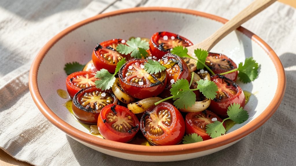 Mild Red Salsa Recipe: Roasted Tomato and Bell Pepper Freshness