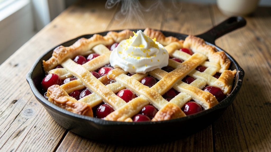 Old Fashioned Canned Cherry Pie Recipe: Rustic Crust, Bursting Juicy Filling