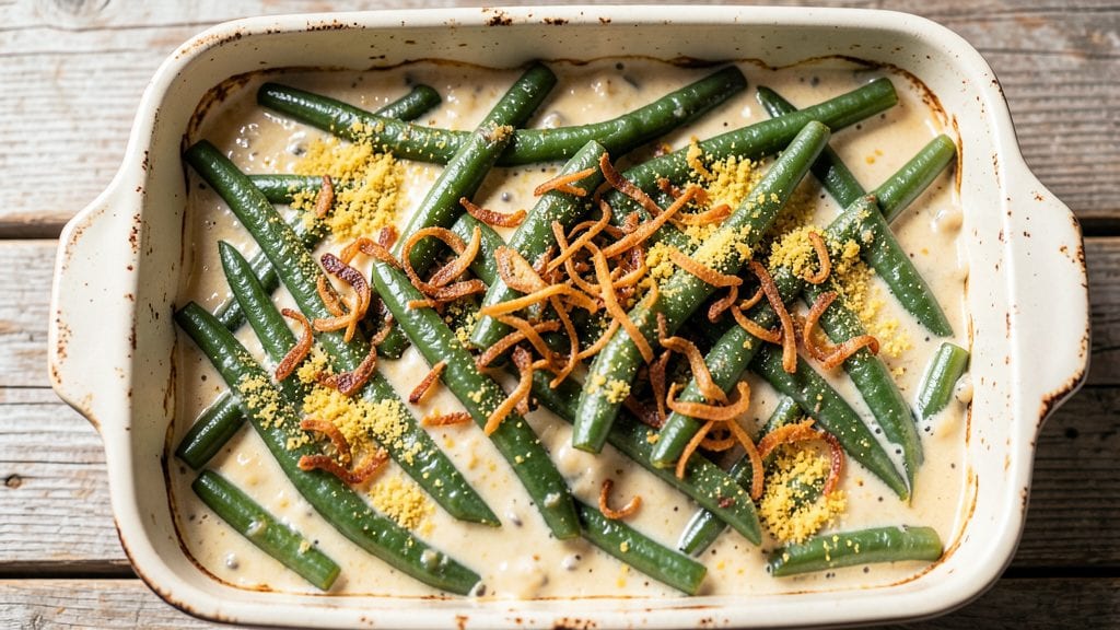Old Fashioned Green Bean Casserole Recipe: Pioneer Woman's Crispy Cornmeal Topping Magic