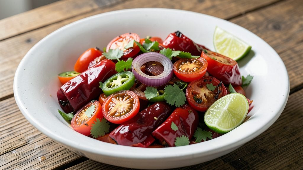 Roasted Pepper Salsa Recipe: Smoky Char and Bright Acid Balance