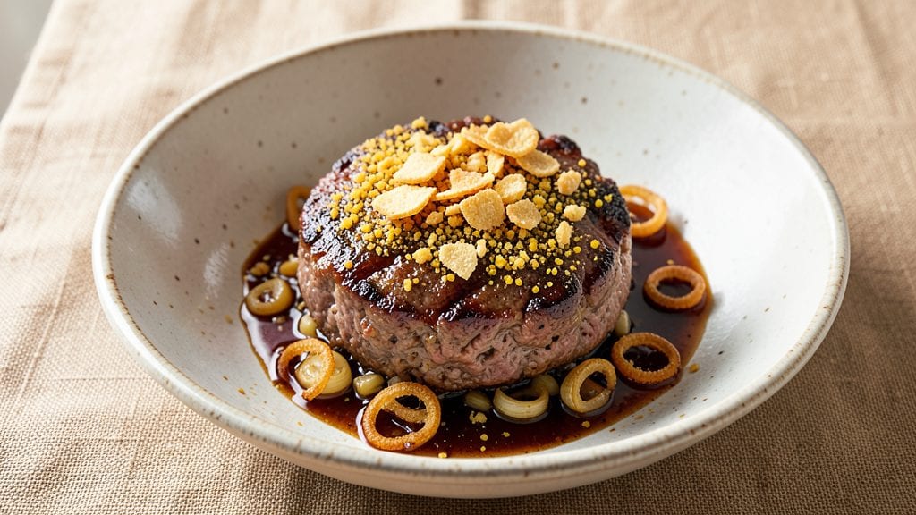 Steak Cake Recipe: Mini Steakhouse Bites With Crispy Cornmeal Crust