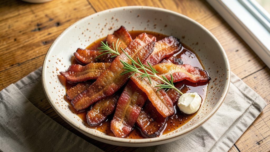 Sugar Glazed Bacon Recipe: Caramelized Crunch With Sweet-Savory Bite