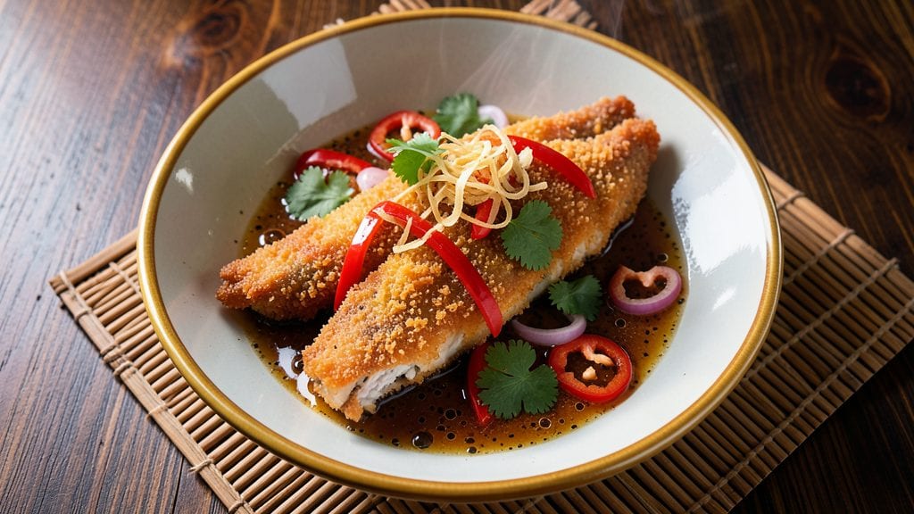 Sweet and Sour Fish Fillet Filipino Recipe: Crispy Battered Fillets with Tangy Vinegar-Soy Glaze