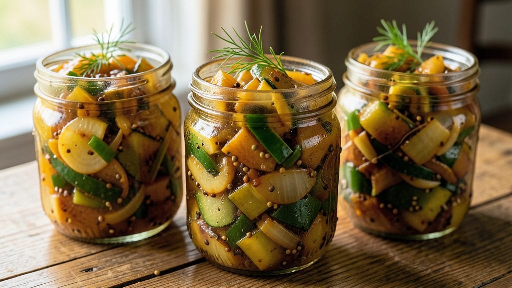 Sweet Zucchini Relish Canning Recipe: Bright Green Crunch for Summer Jars