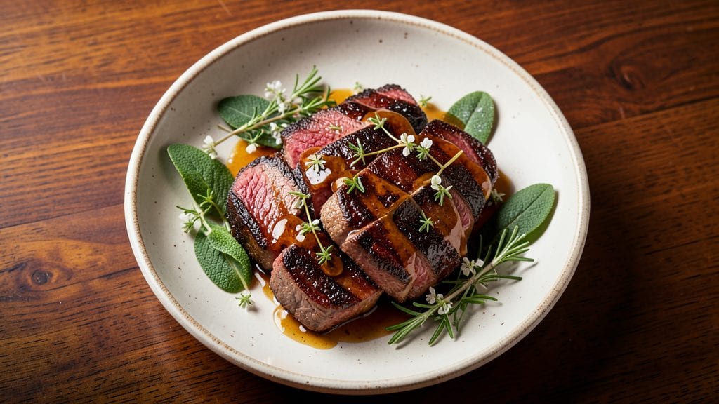 Swiss Venison Steak Recipe: Alpine Herb-Crusted, Medium-Rare Mastery