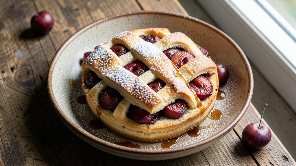 Traditional Plum Cake Recipe: Boozy Fruit Swirls and Buttery Crust Magic